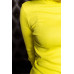 Платье-водолазка длины мини (желтое)