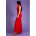 Платье годе с открытой спиной (красное)