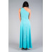 Асимметричное вечернее платье (голубое)